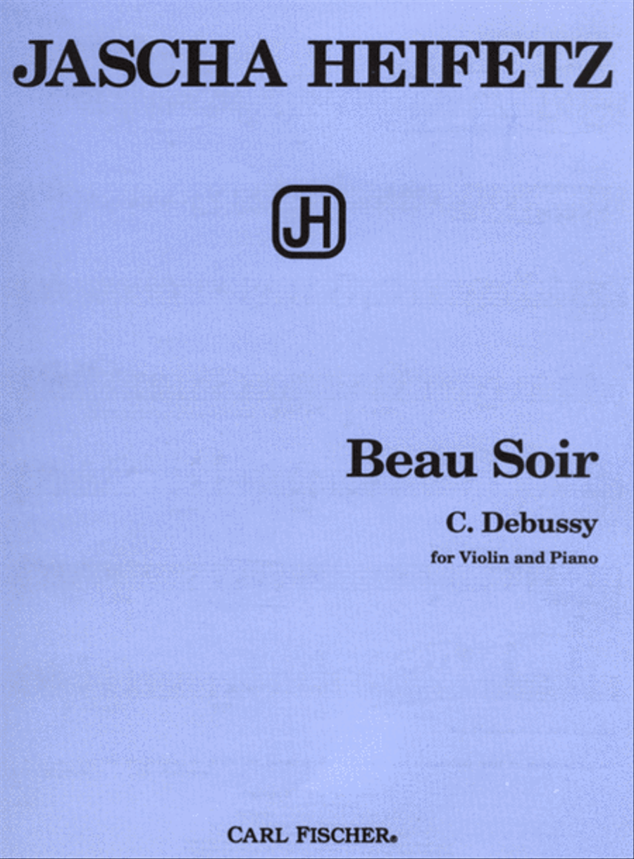 Beau Soir Beau Soir Violin Solo scores gallery preview page 1