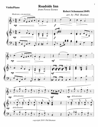 Roadside Inn - Schumann- Violin-Piano