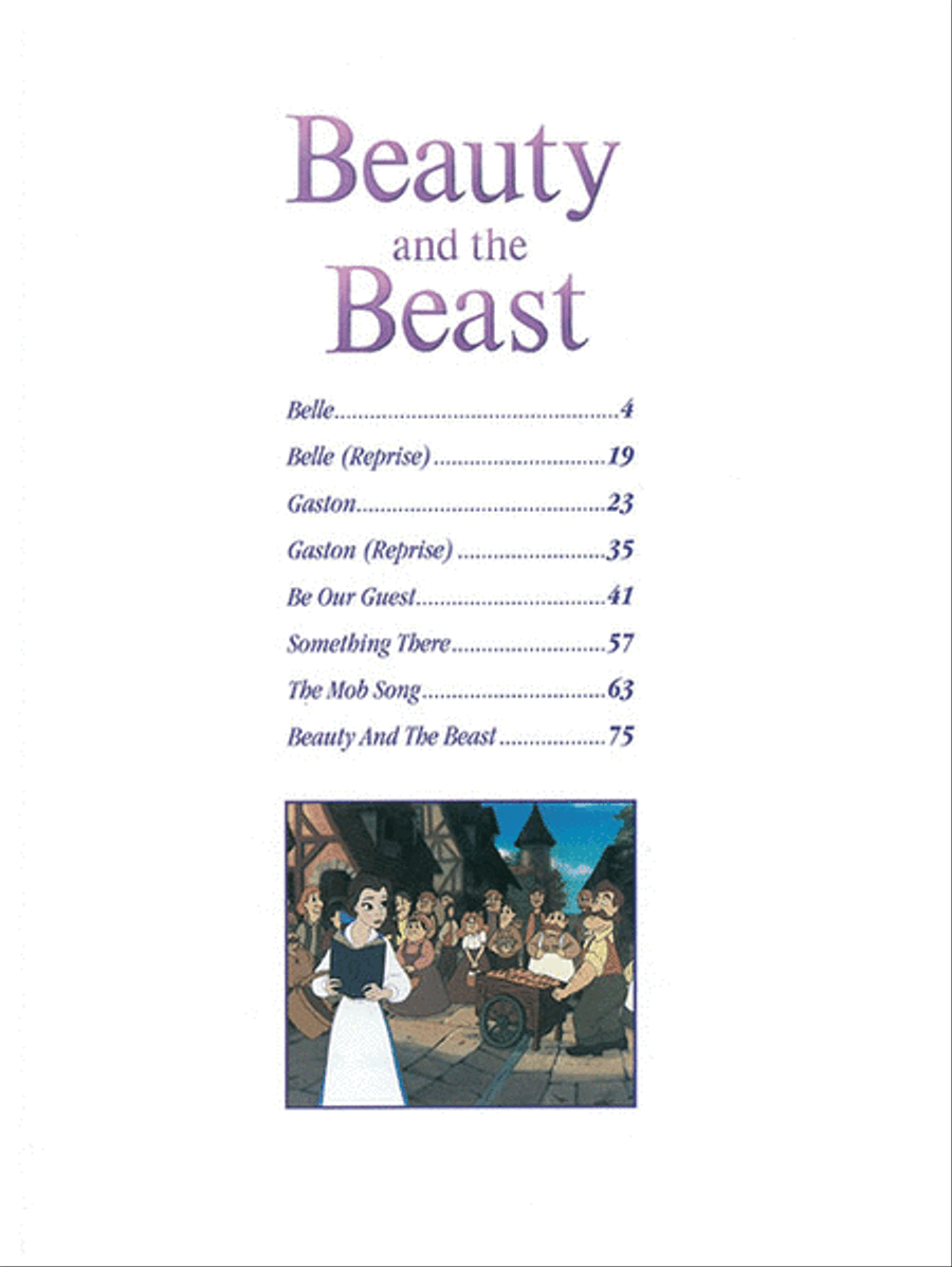 Beauty and the Beast Beauty and the Beast Easy Piano scores gallery preview page 2