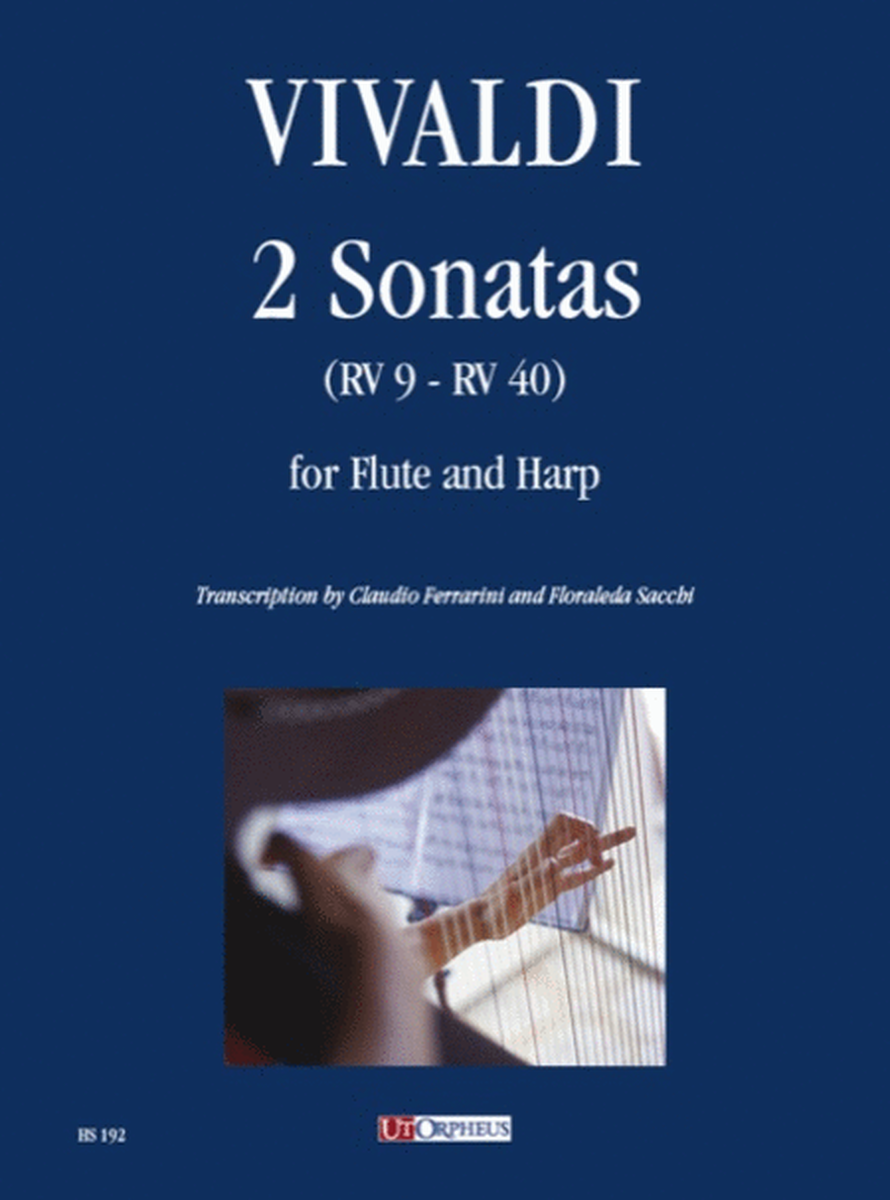 2 Sonatas (RV 9 - RV 40) for Flute and Harp