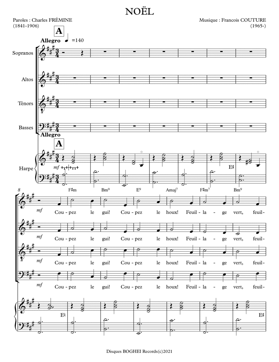 NOËL 4-Part scores gallery preview page 1