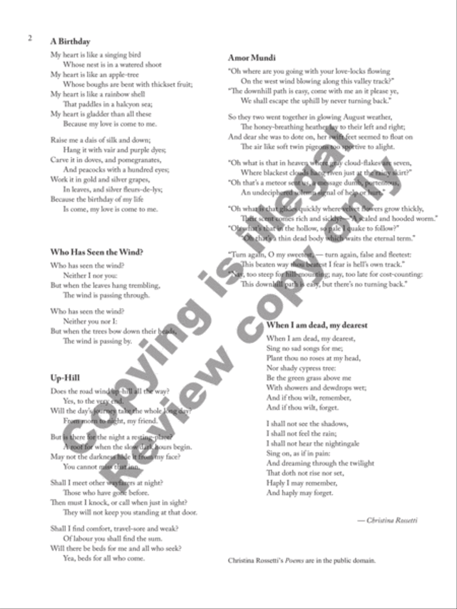 Christina's World Soprano Voice scores gallery preview page 24