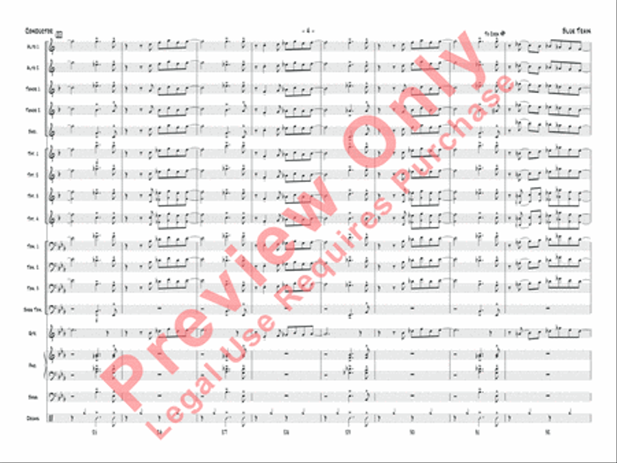 Blue Train Blue Train Jazz Ensemble scores gallery preview page 7