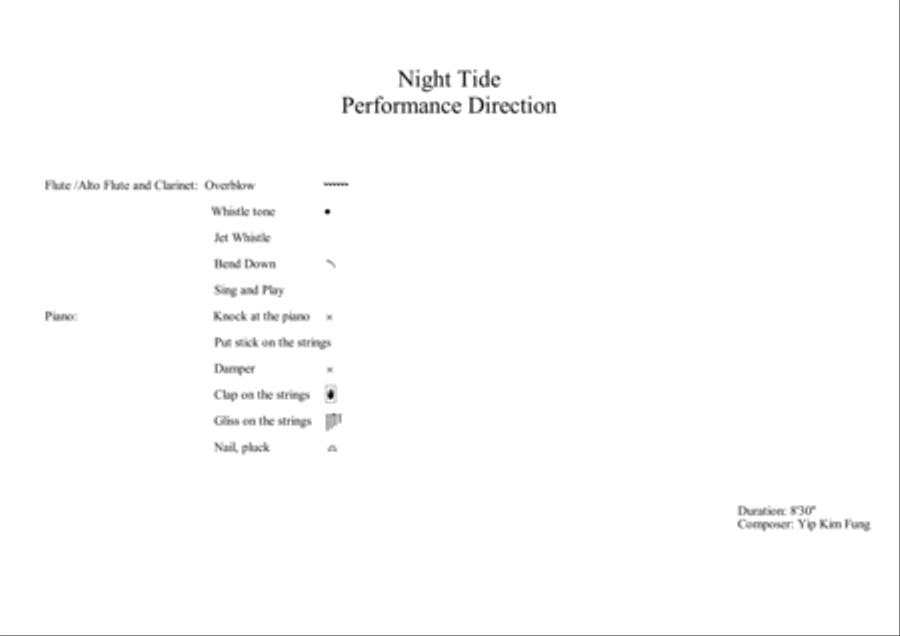 Night Tide Small Ensemble scores gallery preview page 2
