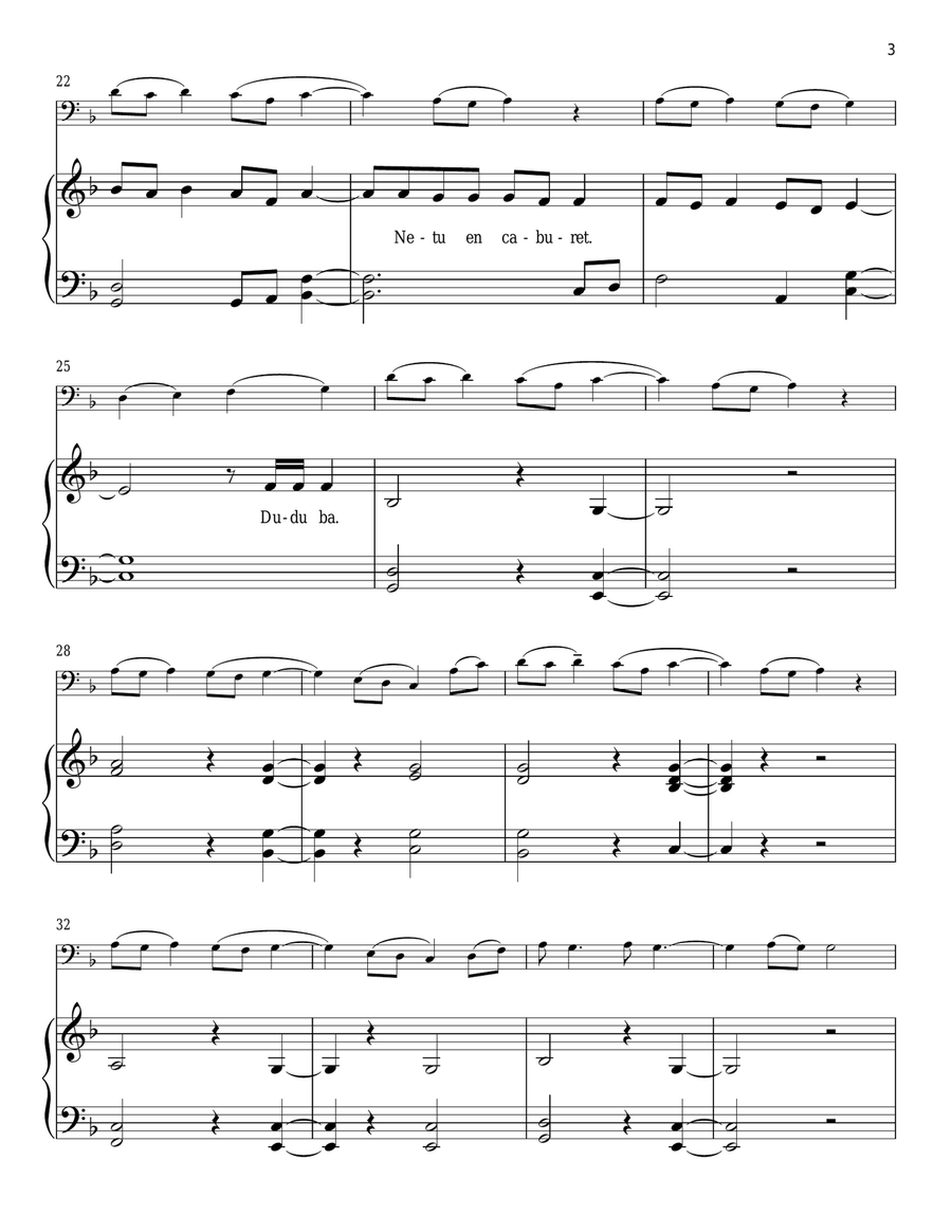 Peponi (Paradise) Cello scores gallery preview page 3