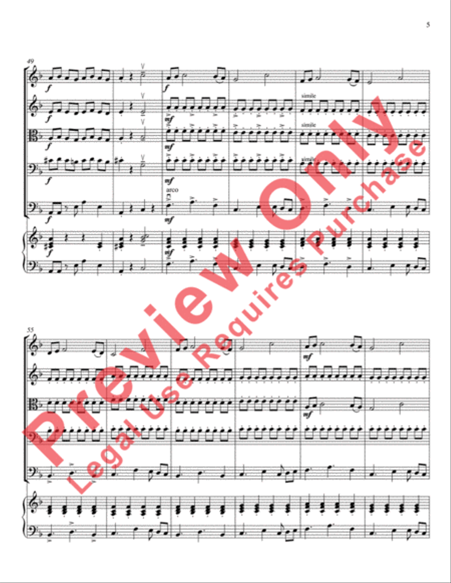 La Vita Bella String Orchestra scores gallery preview page 8