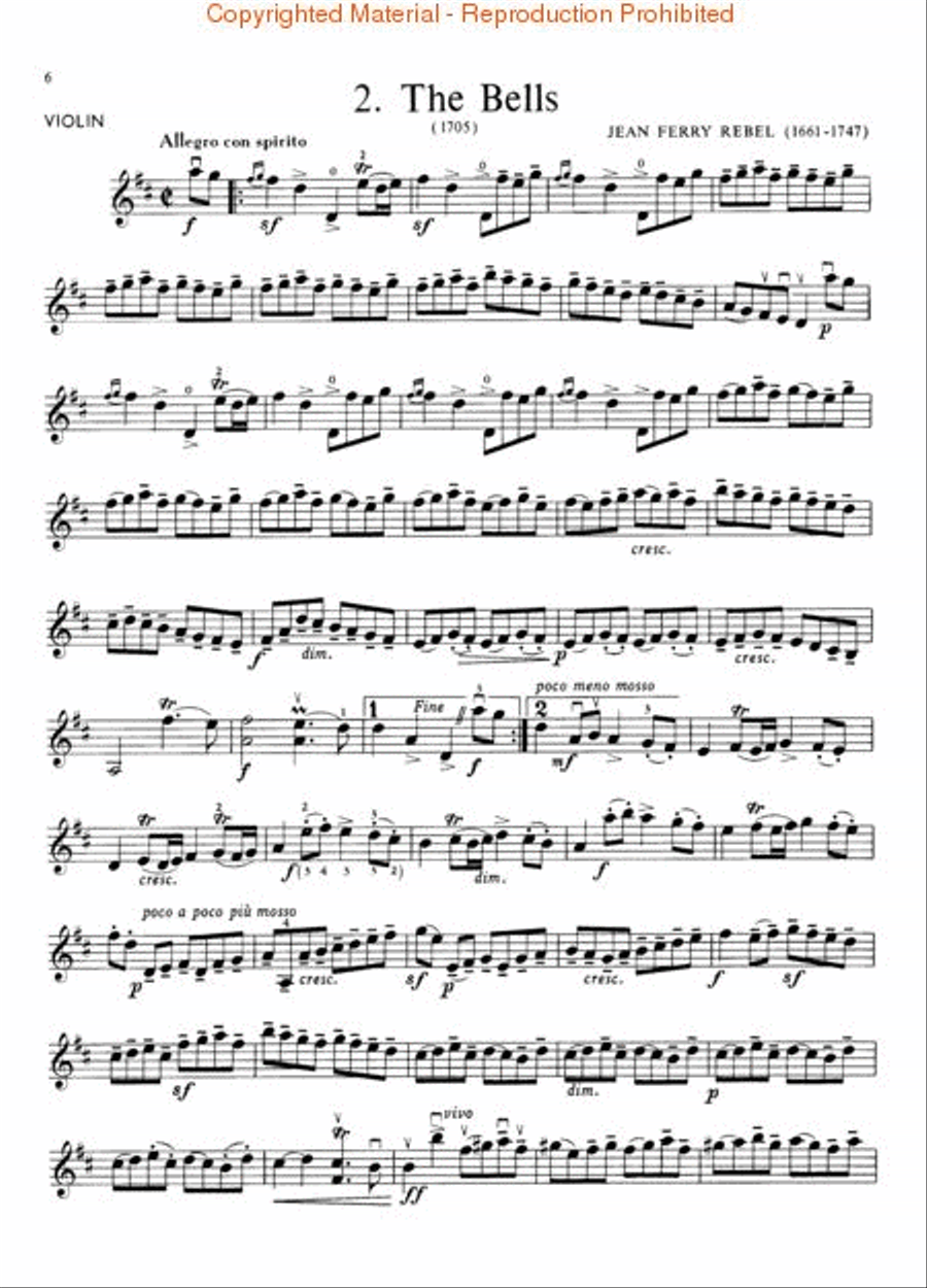 Solos for the Violin Player Violin Solo scores gallery preview page 3