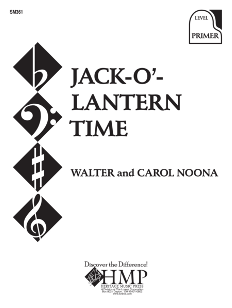 Jack o' Lantern Time Easy Piano scores gallery preview page 1