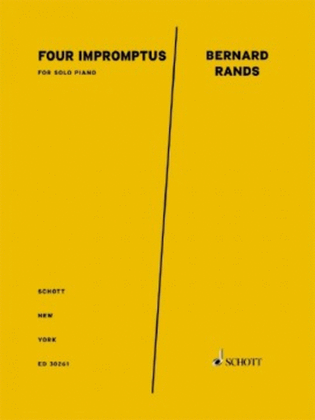 Four Impromptus For Solo Piano