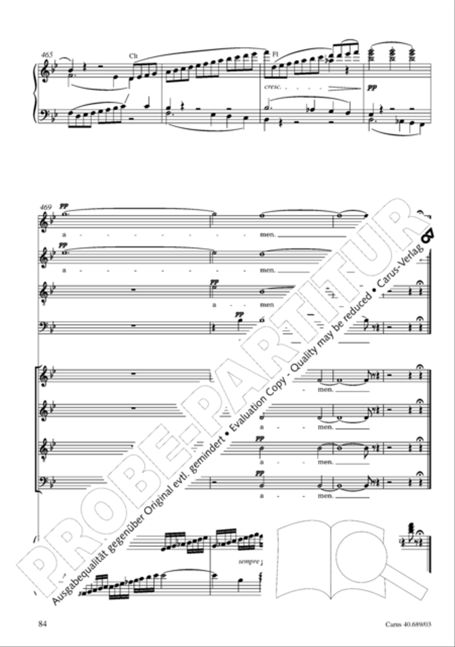 Missa solemnis Missa solemnis 4-Part scores gallery preview page 85
