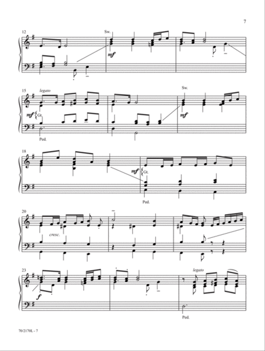 Pick Up & Play Organ Solo scores gallery preview page 6