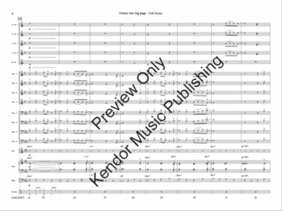 Bossa Doce Bossa Doce Jazz Ensemble scores gallery preview page 7
