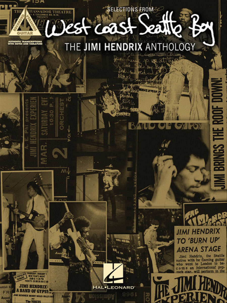 West Coast Seattle Boy: The Jimi Hendrix Anthology Guitar Tablature scores gallery preview page 1