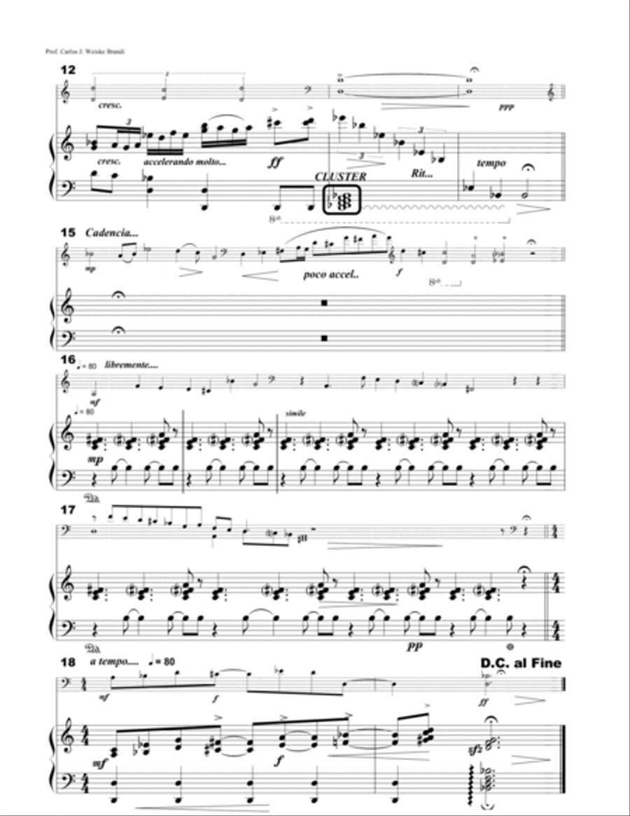 Dialogo for Double Bass and Piano String Duet scores gallery preview page 3