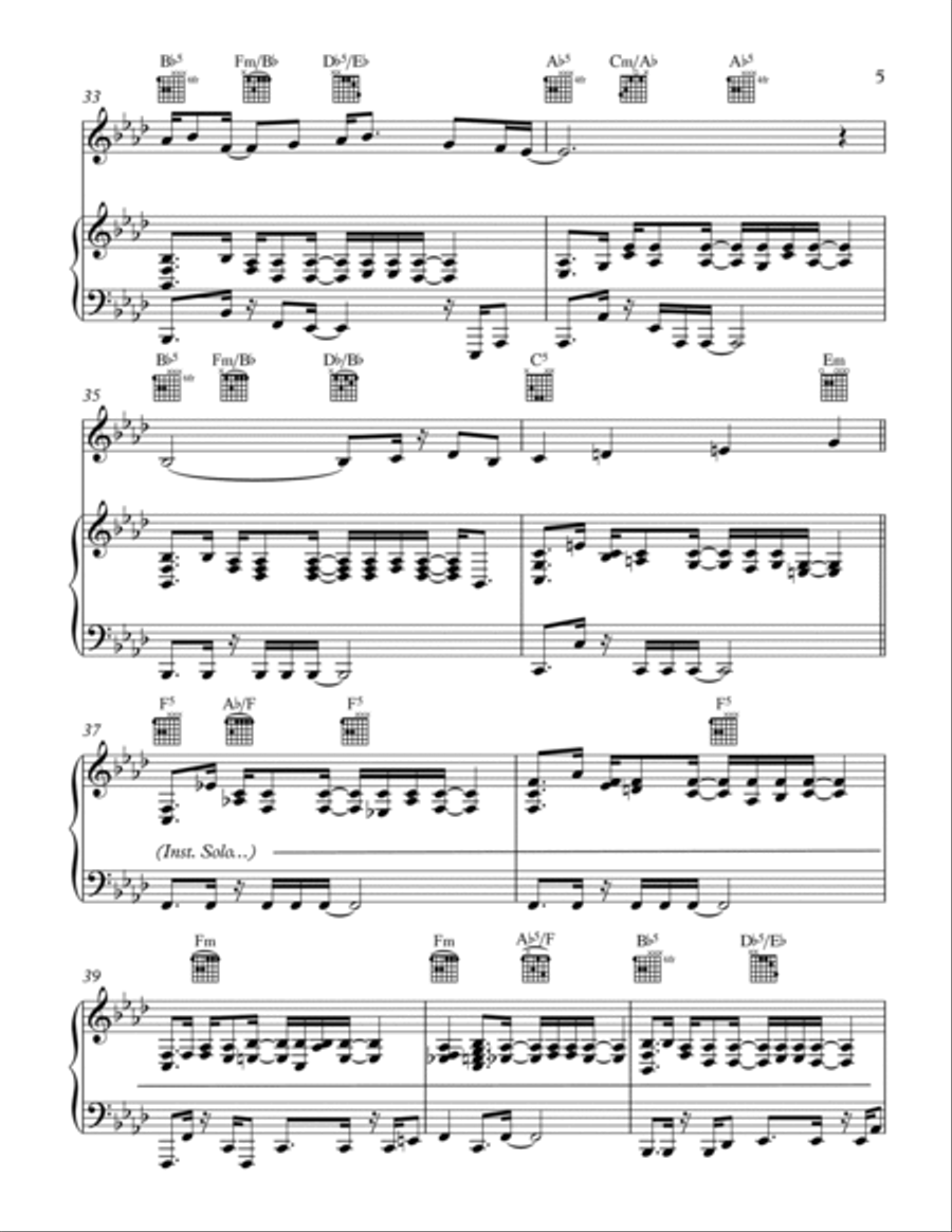 Spoiler Free Spoiler Free Piano scores gallery preview page 6