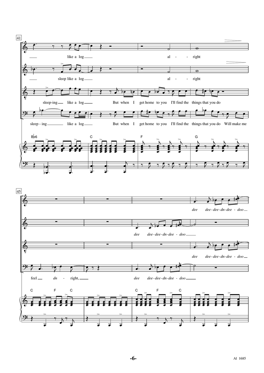 A Hard Day's Night 4-Part scores gallery preview page 6