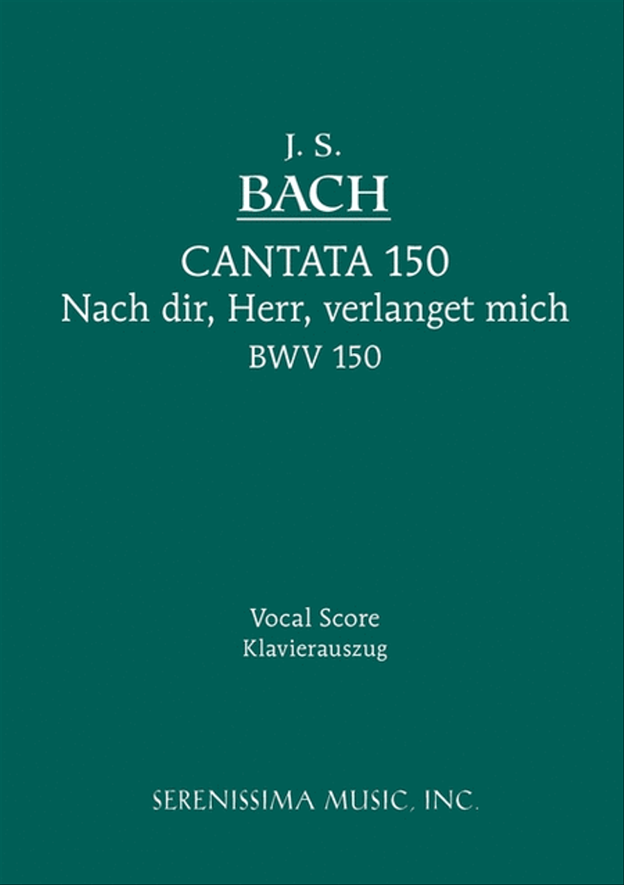 Nach dir, Herr, Verlanget Mich, BWV 150 Choir scores gallery preview page 1