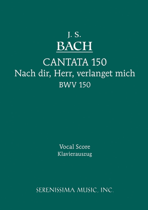 Book cover for Nach dir, Herr, Verlanget Mich, BWV 150