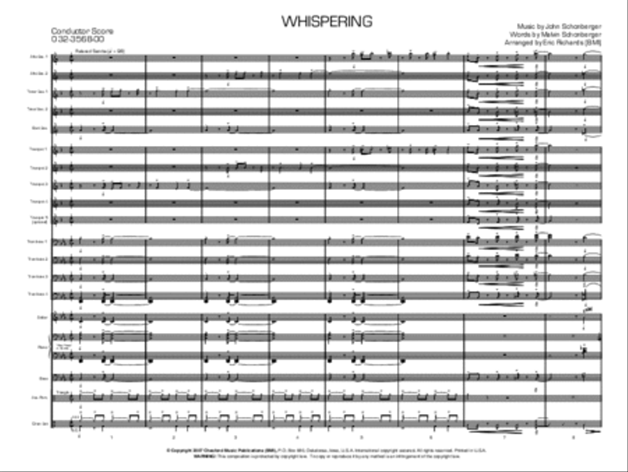 Whispering Jazz Ensemble scores gallery preview page 2