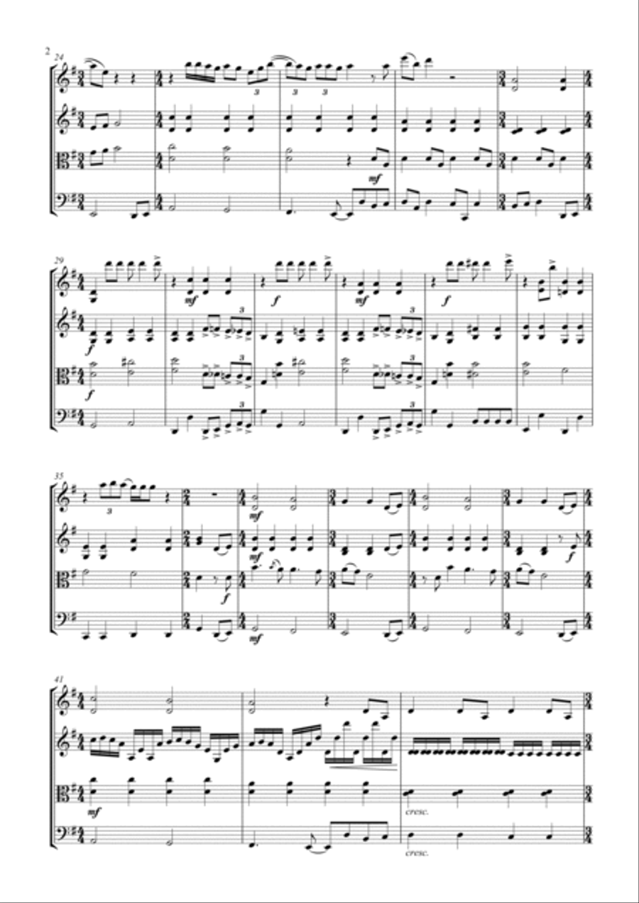 All You Need Is Love All You Need Is Love String Quartet scores gallery preview page 2