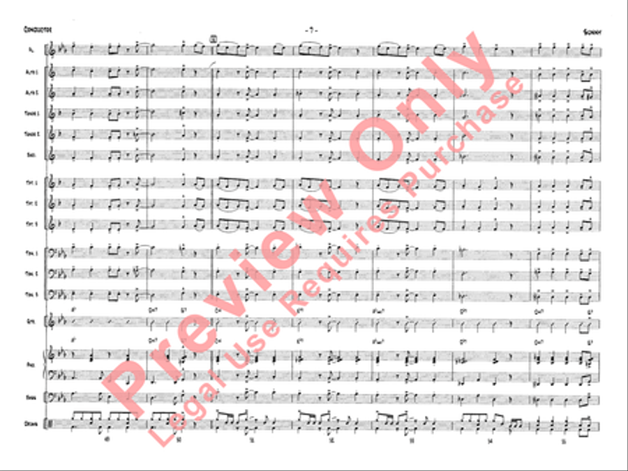 Sunny Jazz Ensemble scores gallery preview page 12