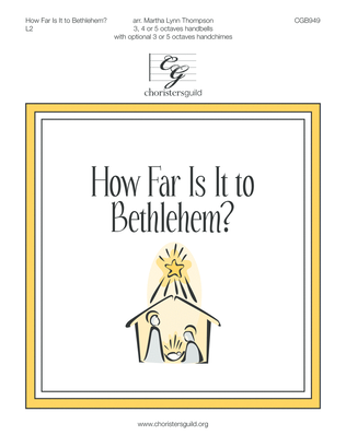 Book cover for How Far Is it to Bethlehem?
