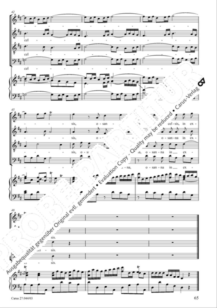 Messa per il Santissimo Natale 4-Part scores gallery preview page 66