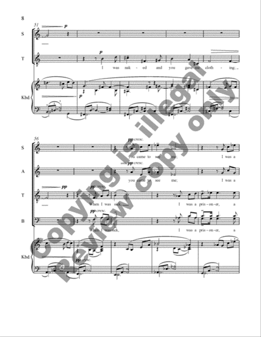 Come, all you blessed children Divisi scores gallery preview page 21