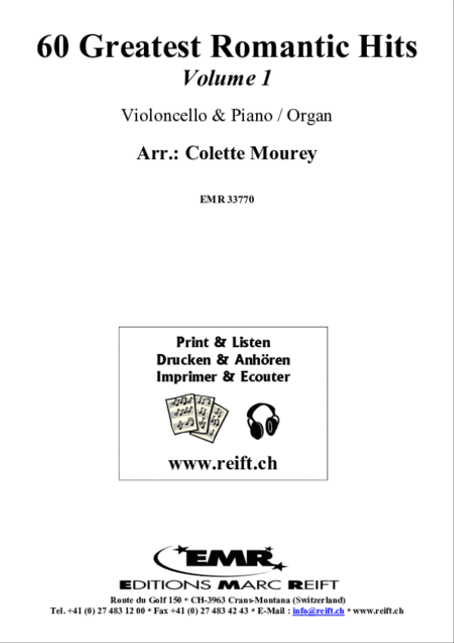 60 Greatest Romantic Hits Volume 1 Organ scores gallery preview page 2