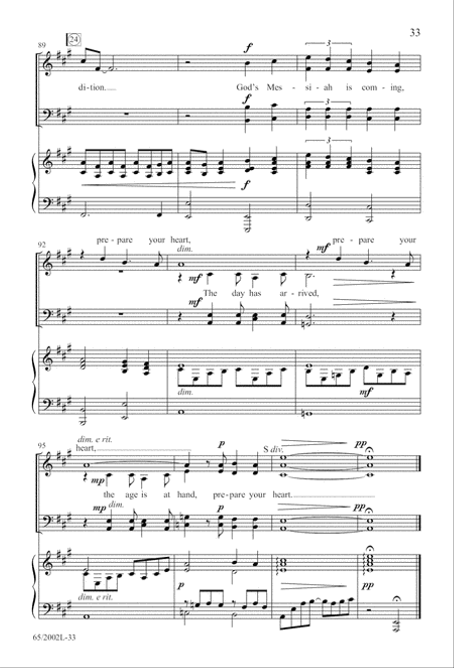 And This Shall Be a Sign And This Shall Be a Sign 4-Part scores gallery preview page 34