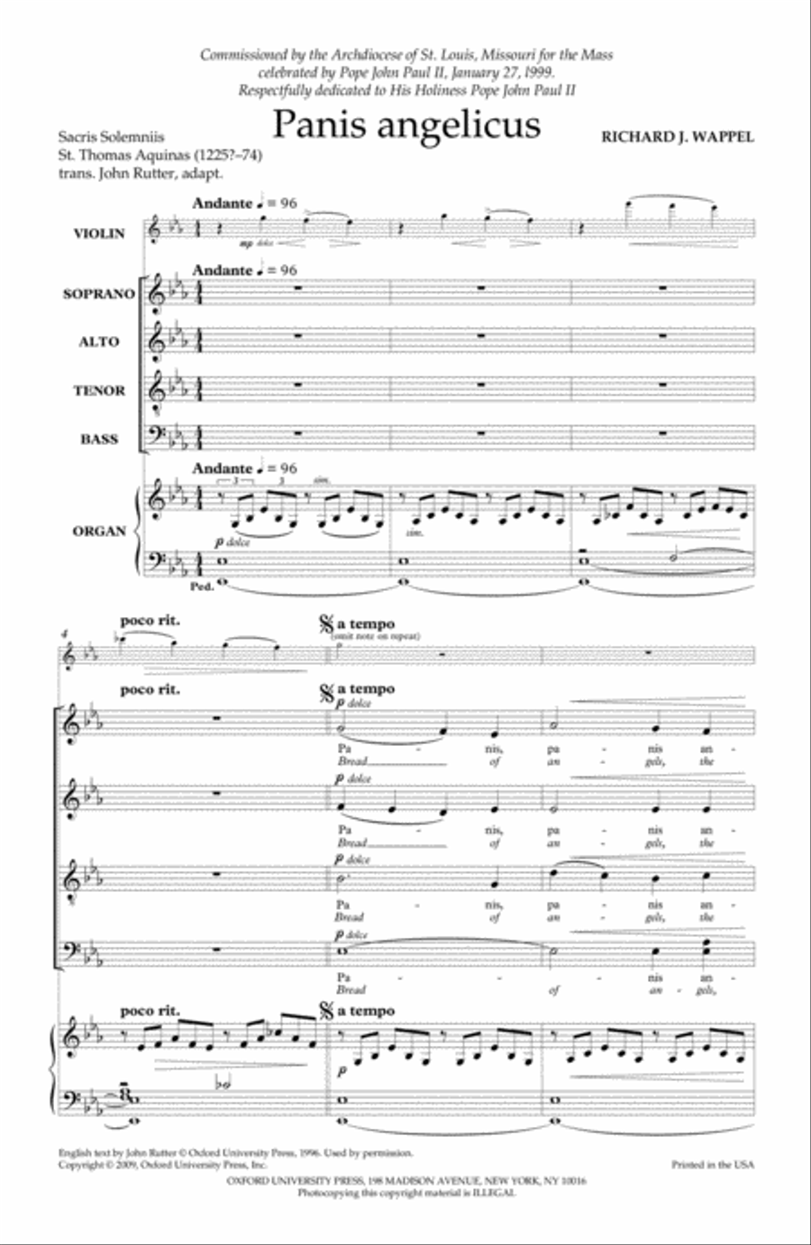 Panis angelicus 4-Part scores gallery preview page 2