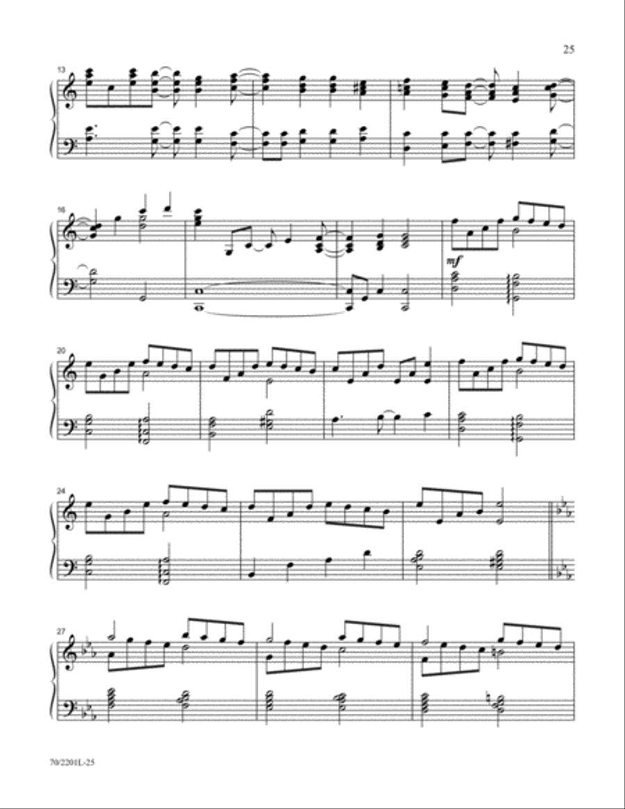 Mark Hayes Christmas Miniatures Piano Solo scores gallery preview page 16