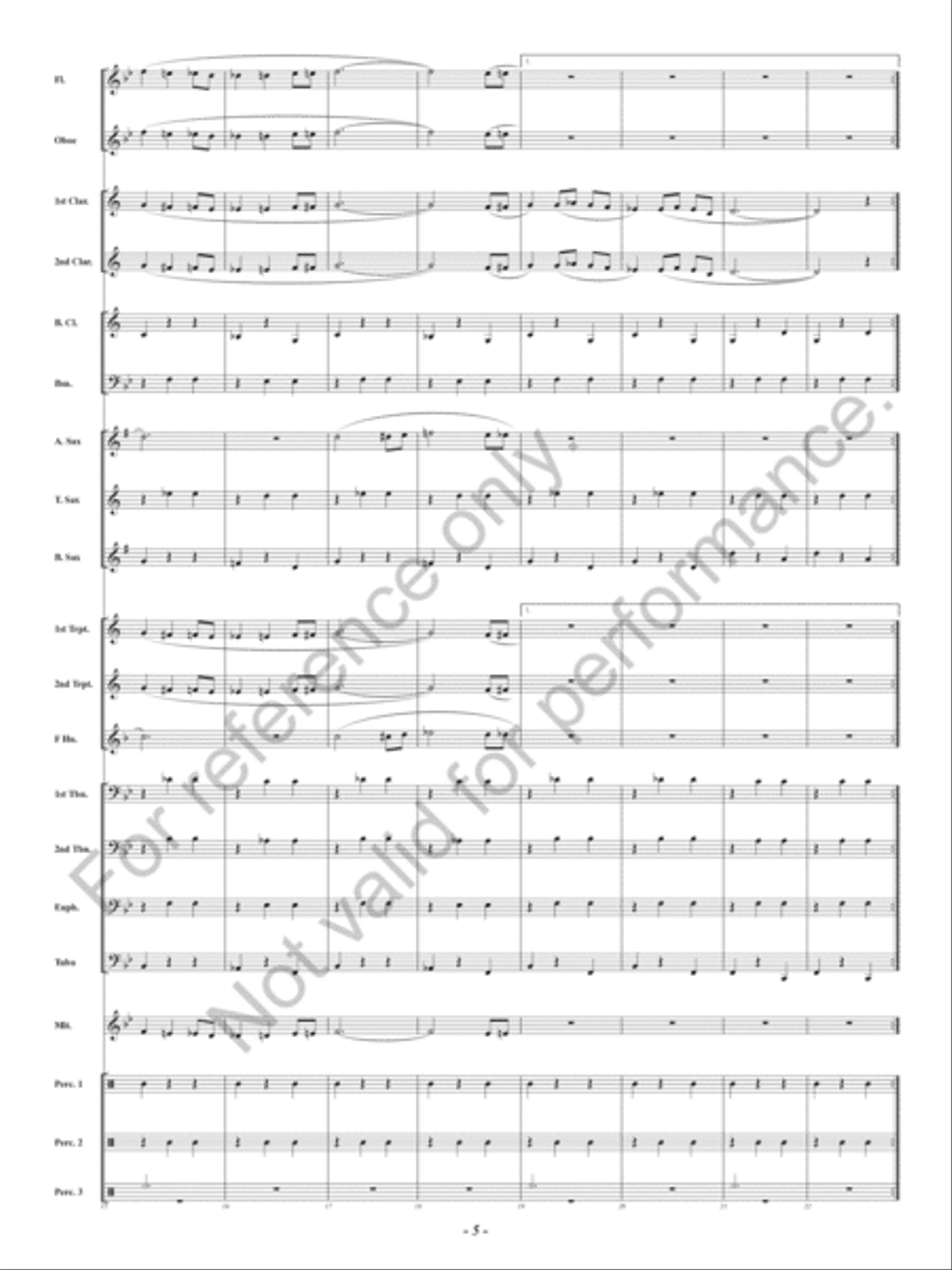 Chromatic Express Concert Band scores gallery preview page 6