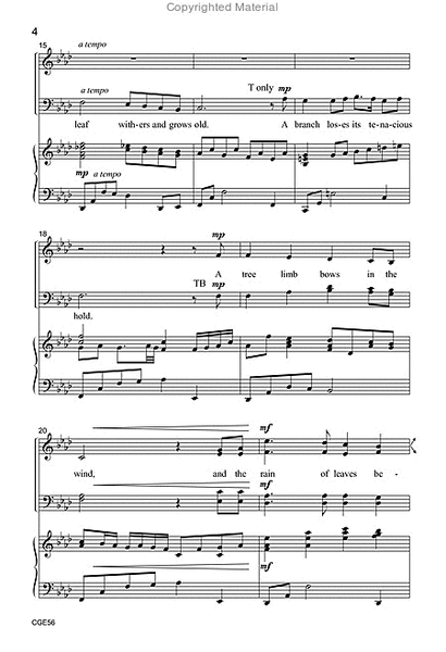 The Rain of Leaves (SATB) image number null