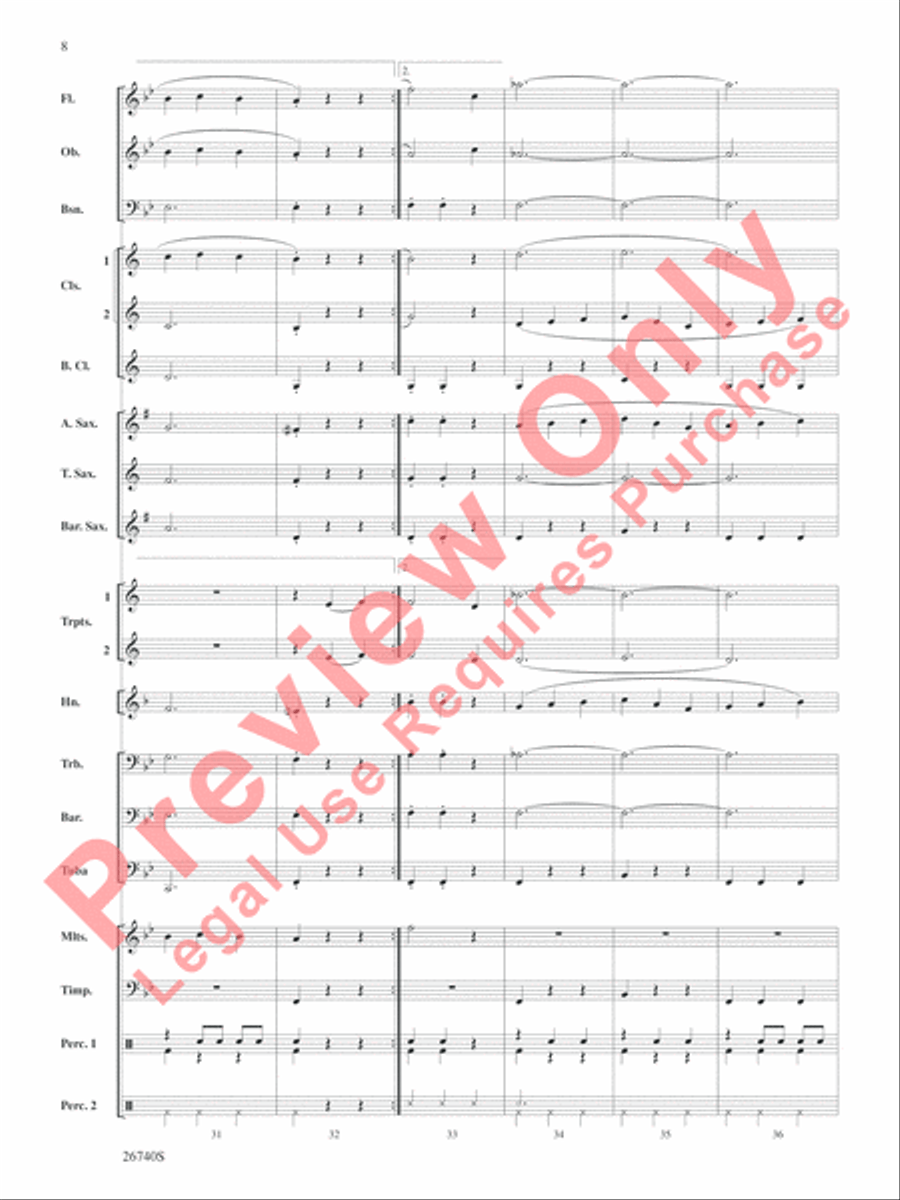 It's the Most Wonderful Time of the Year Concert Band scores gallery preview page 9