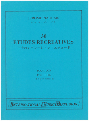 Book cover for 30 Etudes Recreatives