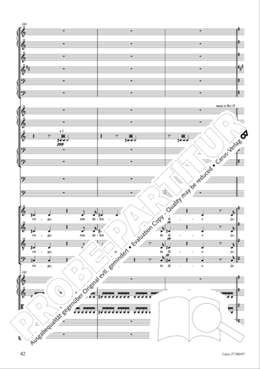 Quattro pezzi sacri Orchestra scores gallery preview page 43