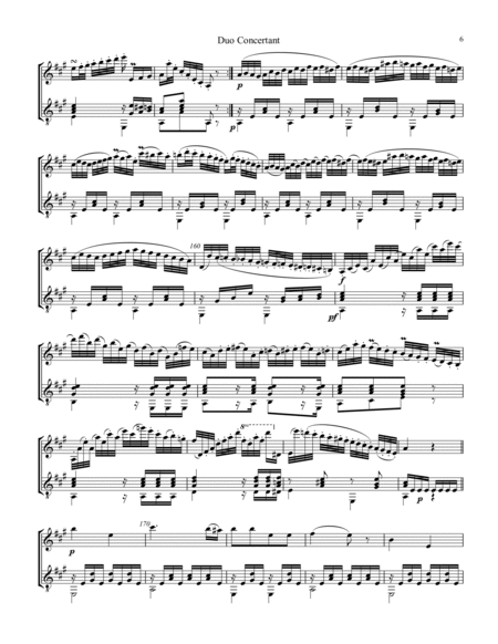 Duo Concertant, Op. 25, Theme and Variations (ii) for violin and guitar image number null