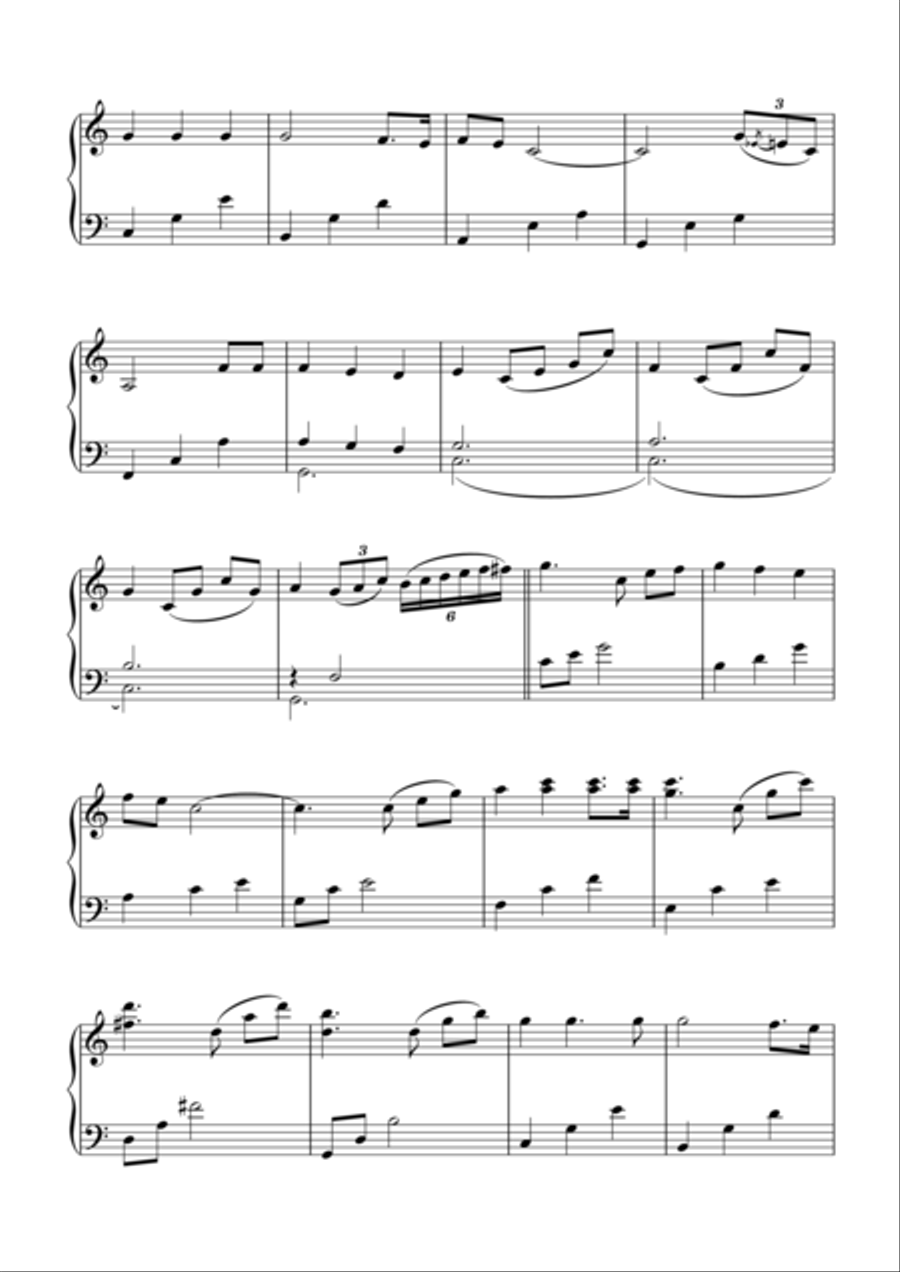 Piano Man Piano, Vocal, Guitar scores gallery preview page 3