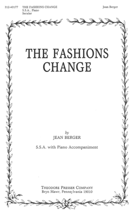 Book cover for The Fashions Change