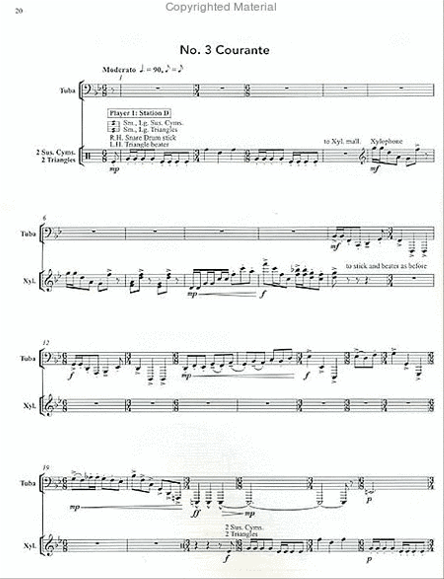 Suite for Tuba Tuba scores gallery preview page 4
