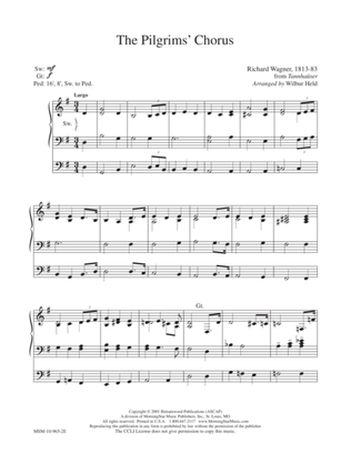 The Pilgrim's Chorus (from Tannhaser - R. Wagner)