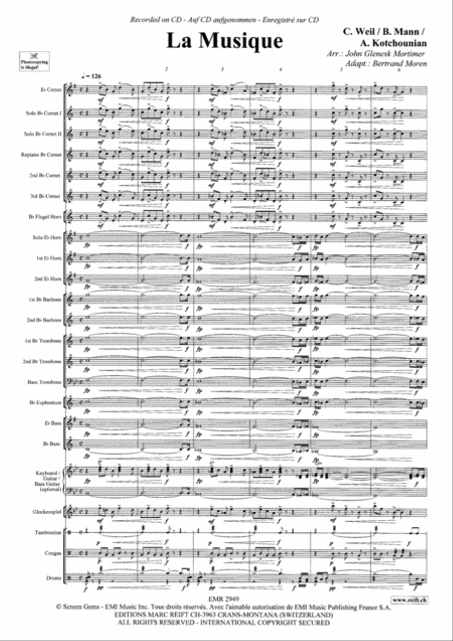 La Musique Brass Band scores gallery preview page 4
