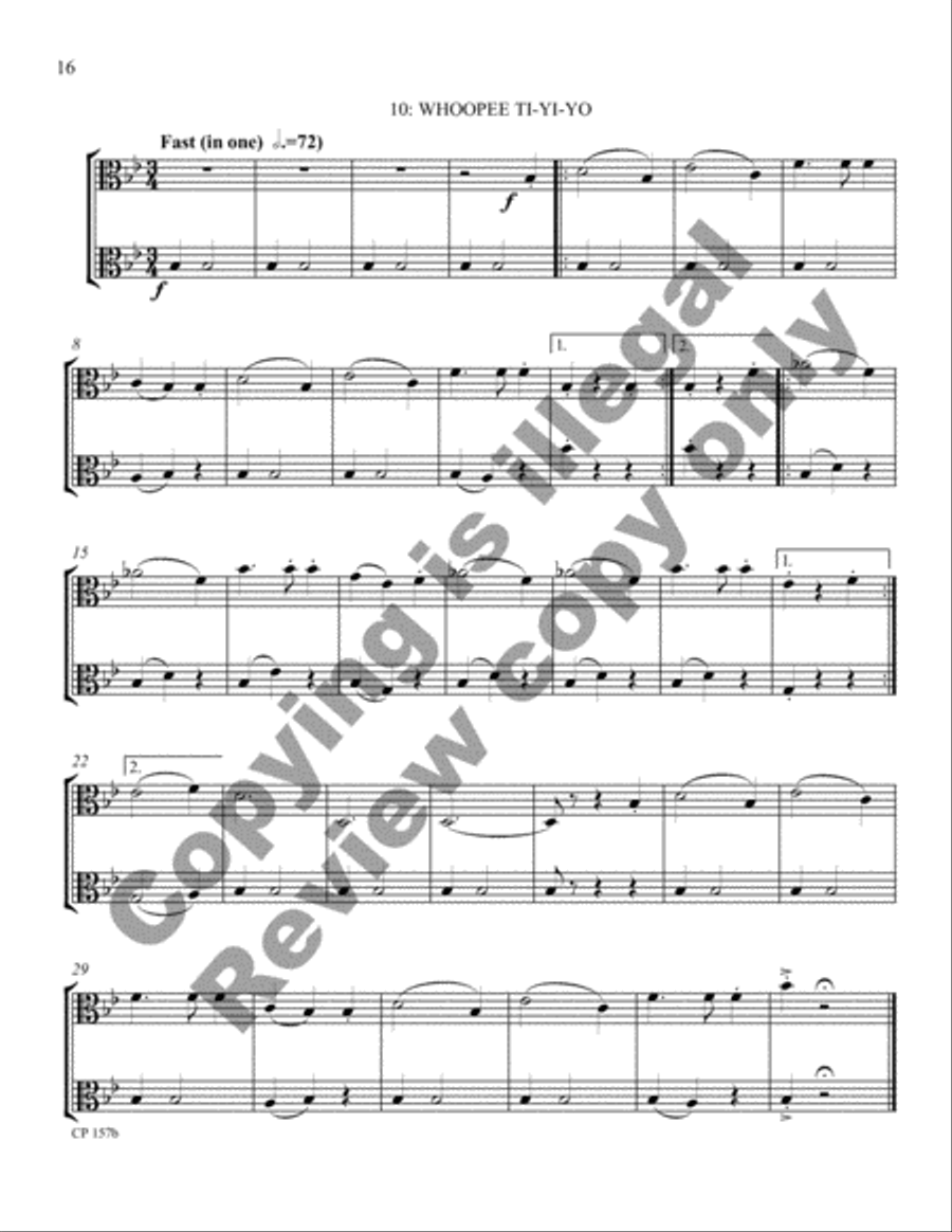 Cowboy Miniatures (Viola Version) Viola scores gallery preview page 17