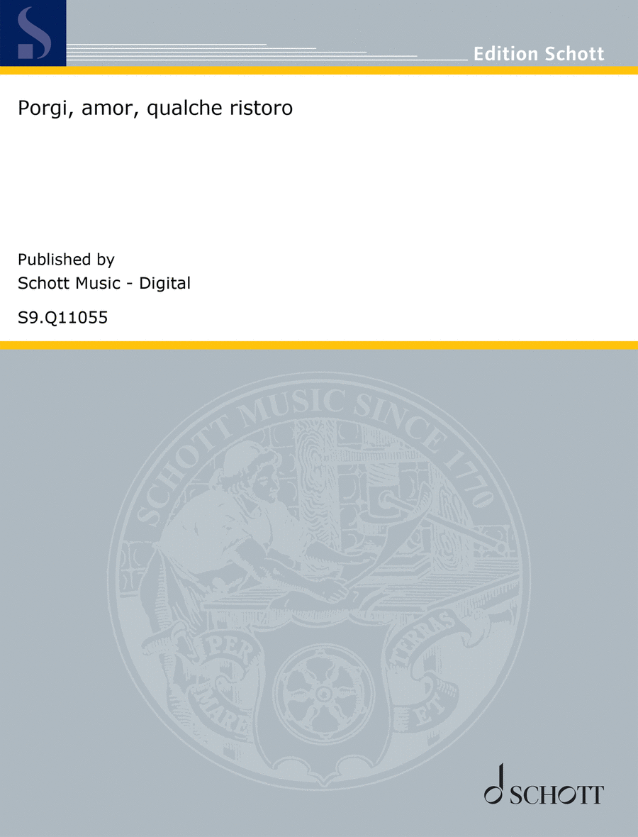 Porgi, amor, qualche ristoro Soprano Voice scores gallery preview page 1