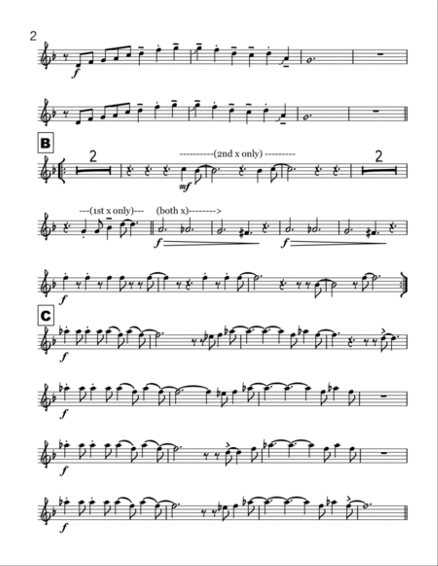 Got To Get You Into My Life Tenor Saxophone scores gallery preview page 3