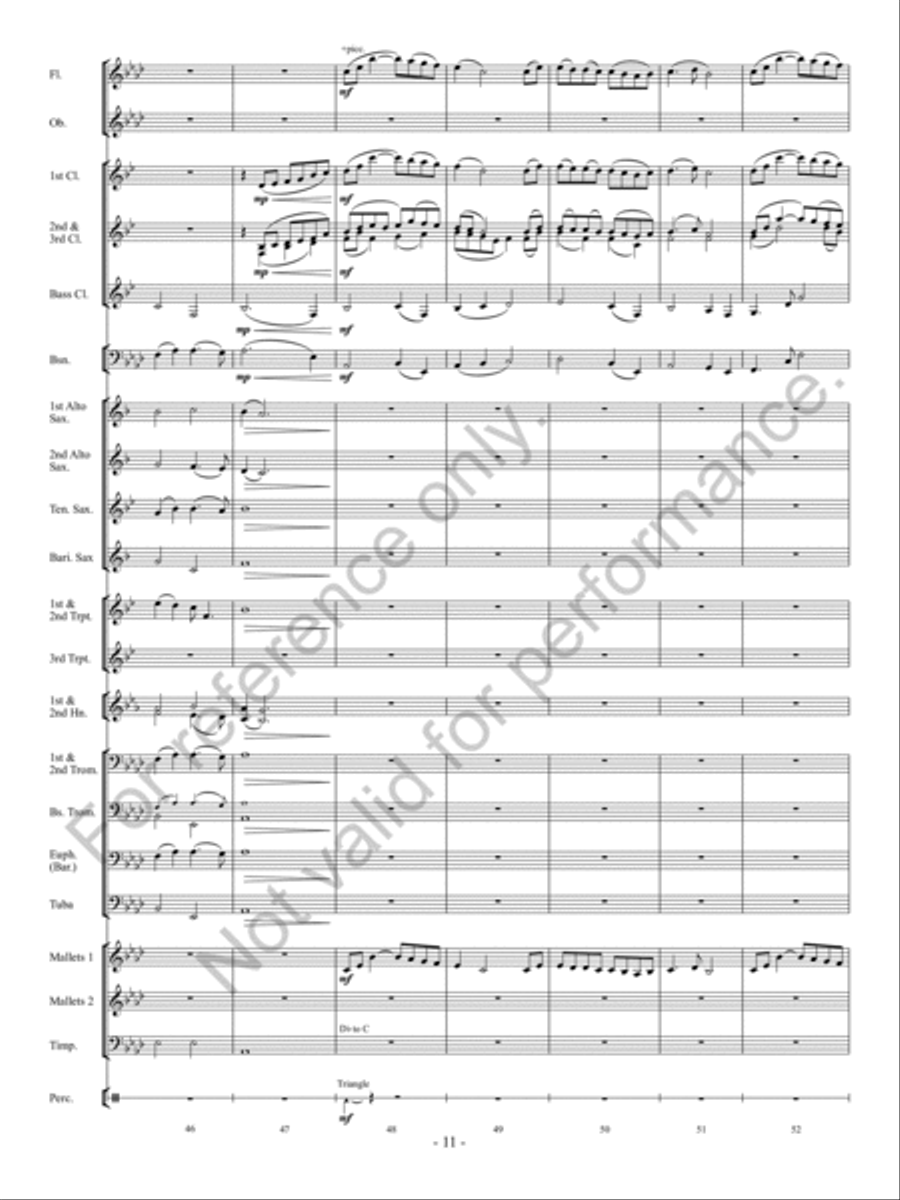 The Meeting Place Concert Band scores gallery preview page 12