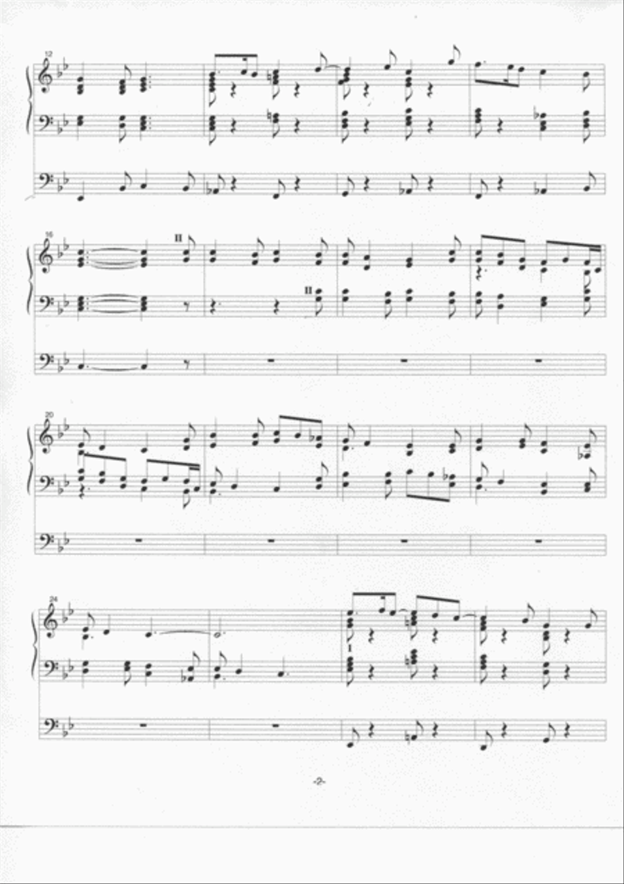 Nine Hymn Preludes for Organ Organ Solo scores gallery preview page 3