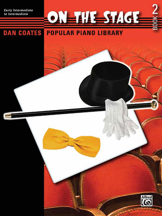 Book cover for Dan Coates Popular Piano Library -- On the Stage, Book 2
