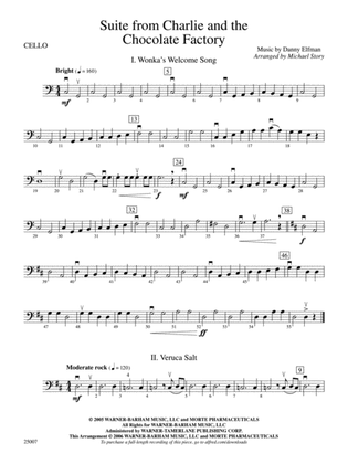 Charlie and the Chocolate Factory, Suite from: Cello